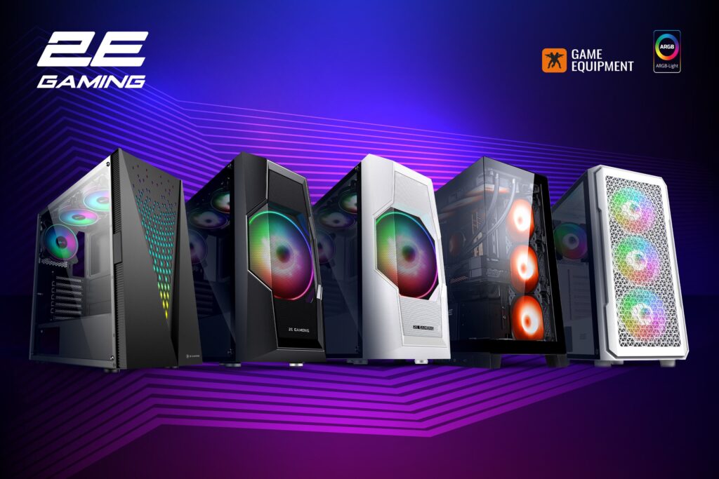 Обновлённые корпуса 2Е Gaming для современных и игровых ПК