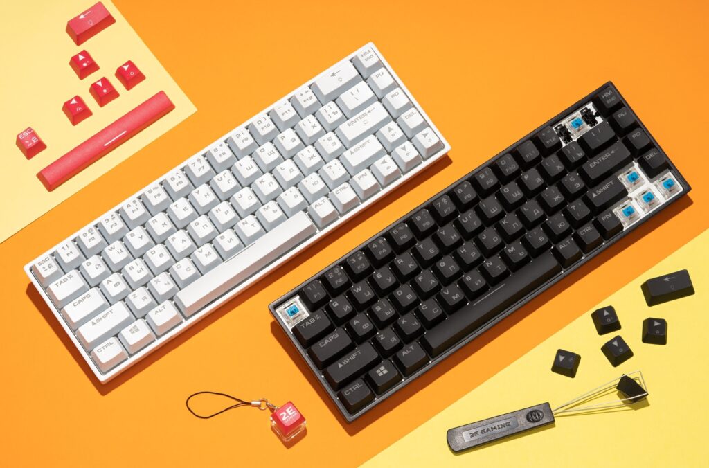Новые игровые клавиатуры 2E Gaming KG370 RGB 68key и KG380 RGB 68key