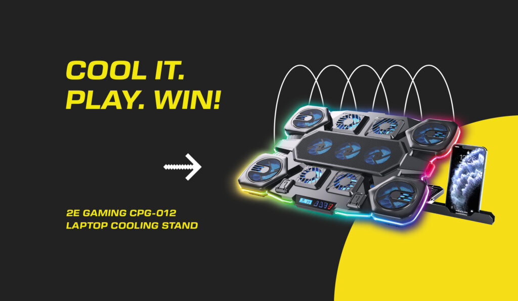 Boost Your Gaming Experience with 2E GAMING CPG-011 Cooling Pad!