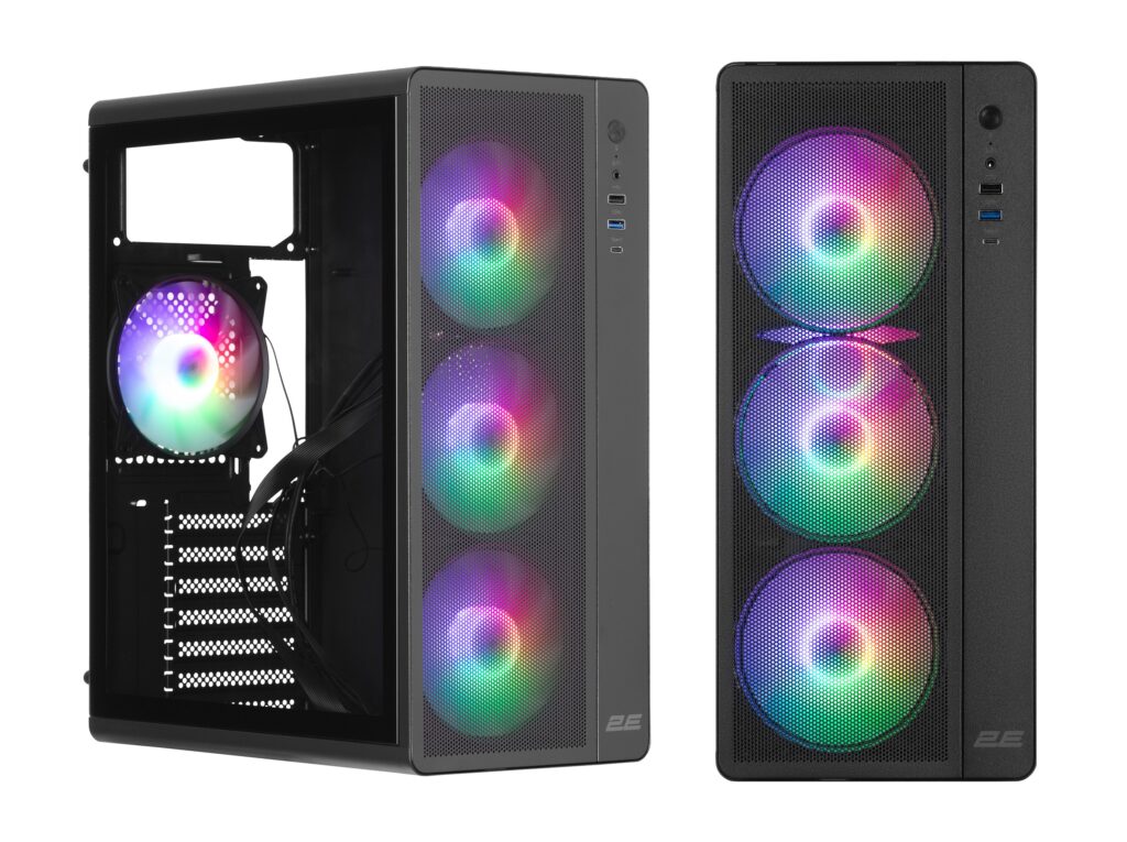 Modern Gaming Case Models of the 2E GAMING Credo Plus Series with Simple Layout