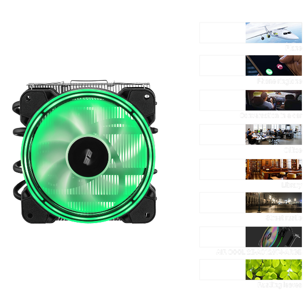 Quiet fan 13.5-35.2 dBA