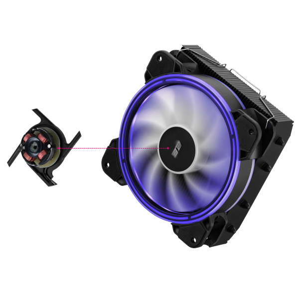 Fan hydraulic bearing