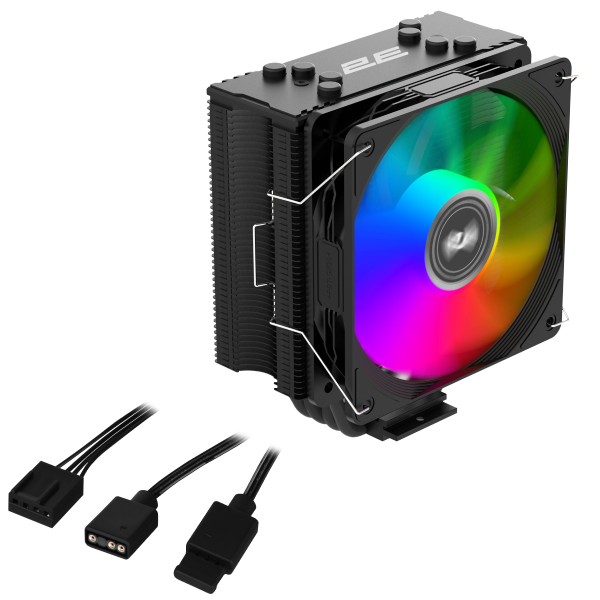 Яркая ARGB подсветка.