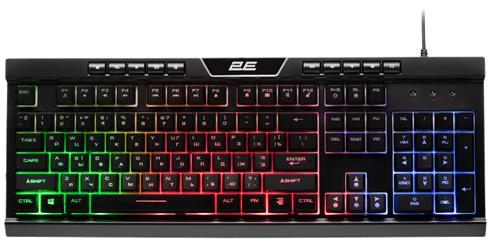 2E Gaming Keyboard KG300 LED Black
