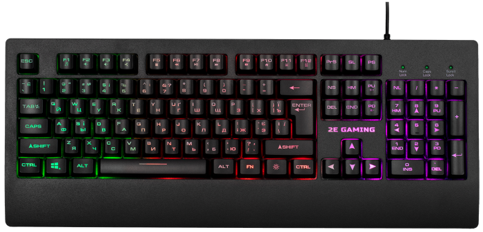 2E Gaming Keyboard KG330 LED Black