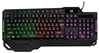2E Gaming Keyboard KG340 LED Black