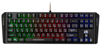 2E Gaming Keyboard KG355 LED Black