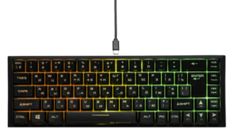 2E Gaming Keyboard KG360 RGB 68 Key WL Black
