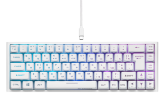 2E Gaming Keyboard KG360 RGB 68 Key WL White