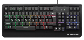 2E Gaming Keyboard KG320 LED Black