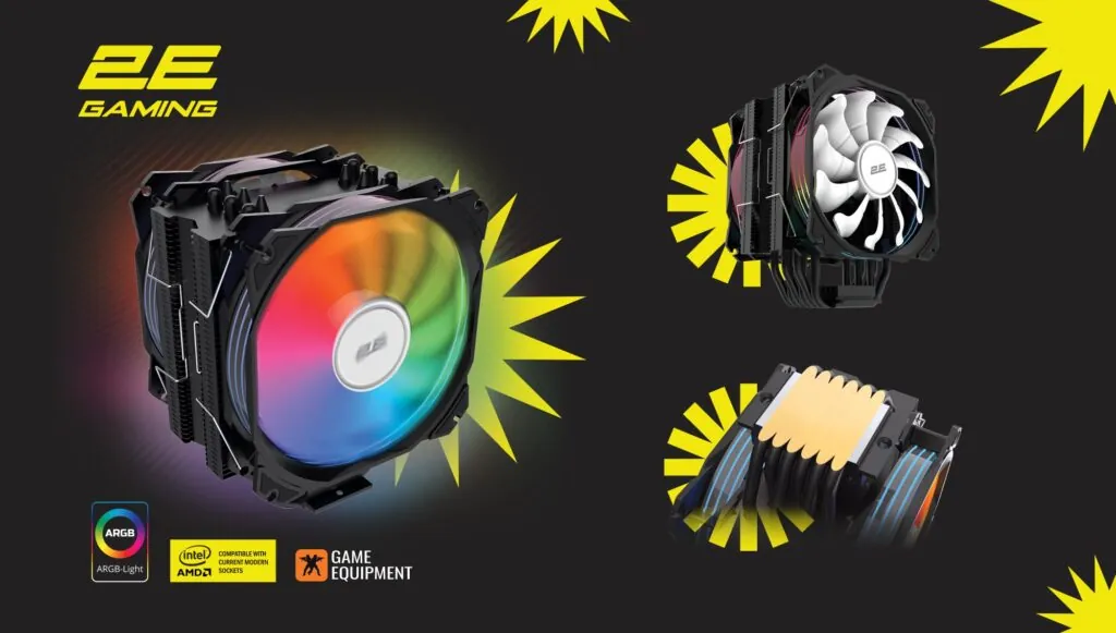 2E Efficient CPU Air Cooling System